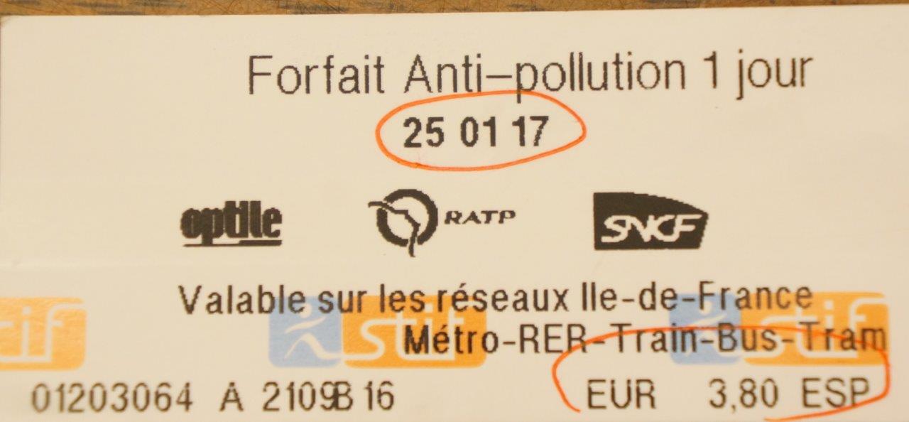 1月25日は、通常7.1ユーロかかるDAY Ticketが3.4ユーロであった