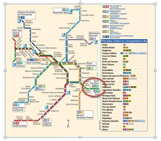 しかし、フランス側の軌道運送事業体CTSでは、ドイツまでの新駅3つを追加した、新しい路線図をすでにネットで掲載している。