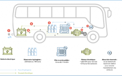 フランス最近のBRT(4)ポーの水素バス・その2